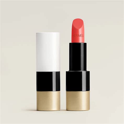 hermes 65627300014036|Satin lipstick, Corail Flamingo .